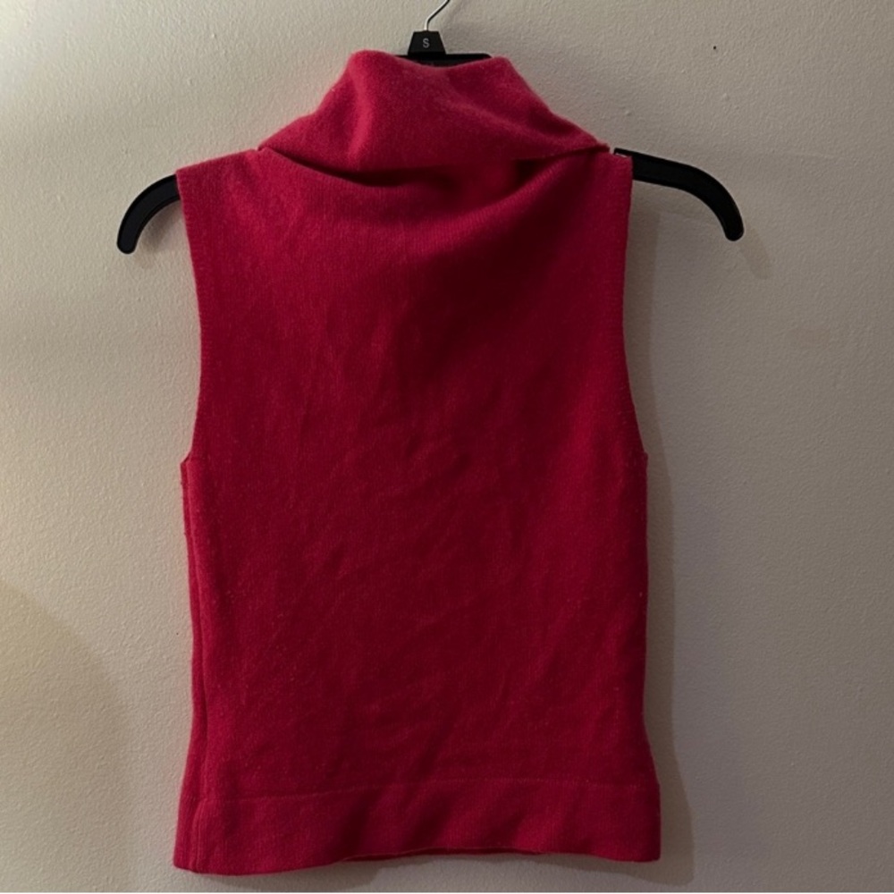 Laundry By Shelli Segal Vibrant Red Cowl Neck Sweater - Preloved